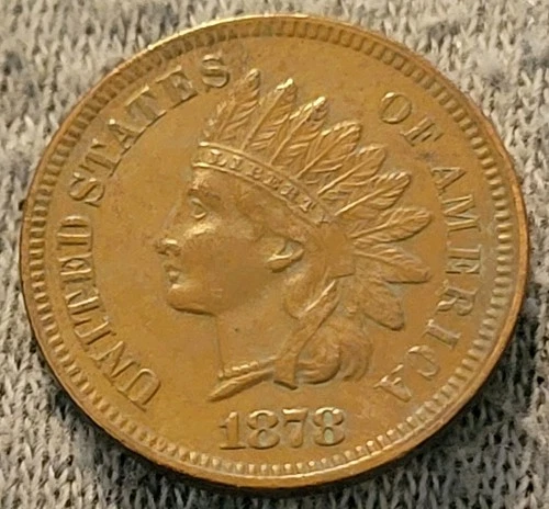 1878 Indian Head Penny VF