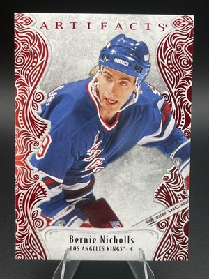 2025-26 Upper Deck Artifacts - Greats Bernie Nicholls #162 Ruby /599