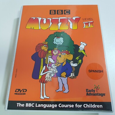BBC Muzzy Spanish Level 2 Childrens Language Course Early Advantage DVD book