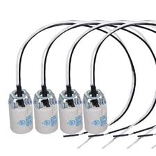 E12 Socket,Ceramic Candelabra Socket E12 Bulb Lamp Holder,Light Socket with Wire