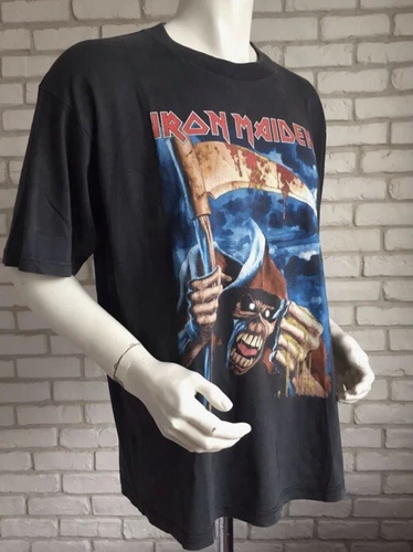 90s iron maiden Year of the Beast T Shirt L Con 1990s vintage concert t-shirt, vintage, single stitch, B+ condition