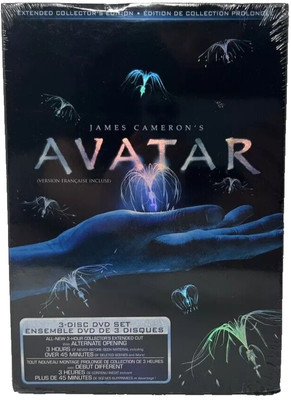 Avatar (DVD, 2010, 3-Disc Set, Extended Collectors Edition) - James Cameron