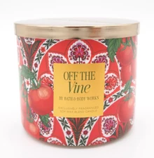 (1) Bath & Body Works OFF THE VINE Tomato Garden 3-wick Scented Candle 14.5oz