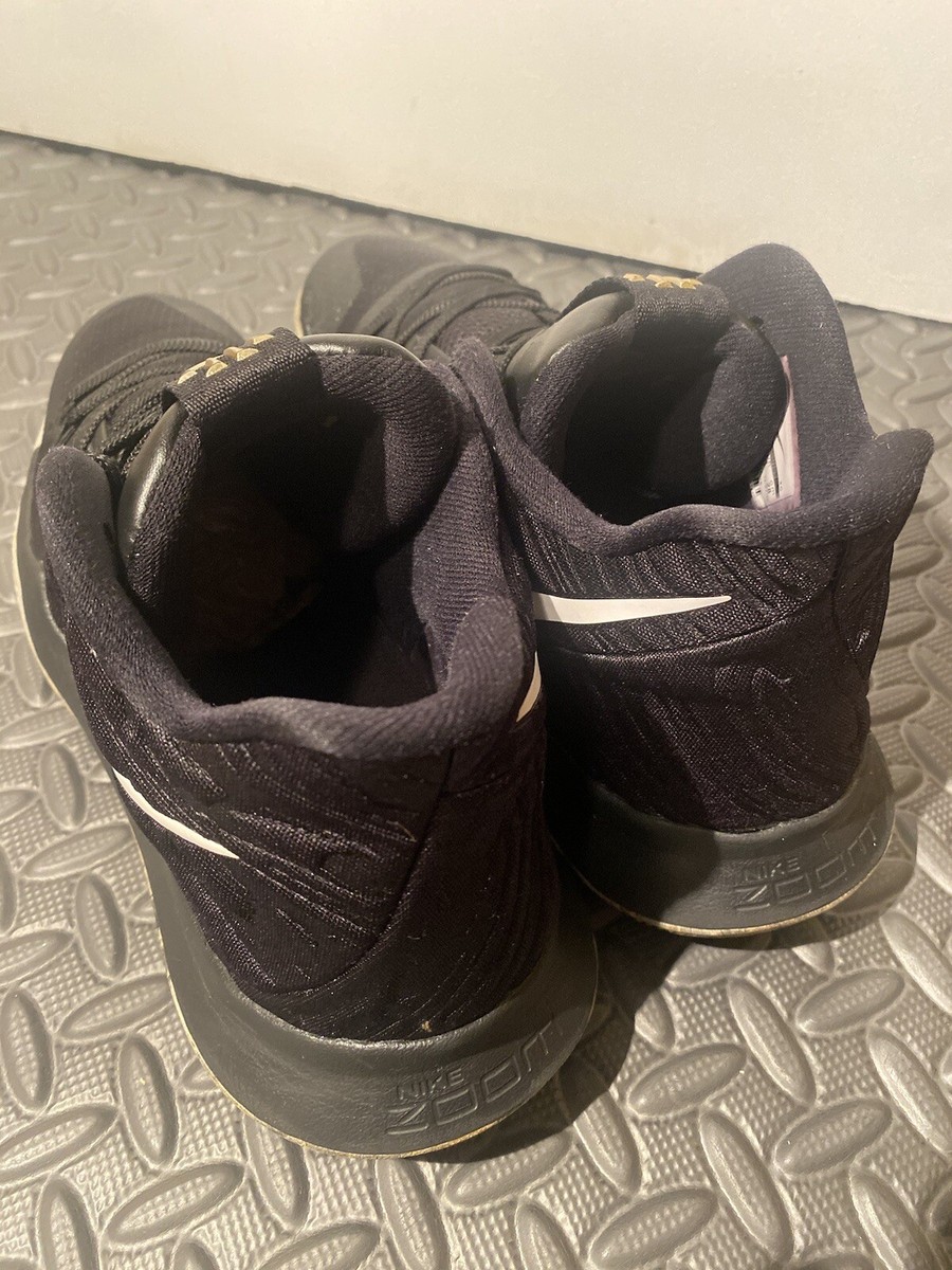 Nike Kyrie 3 Irving BHM Black History Month Black White Gold