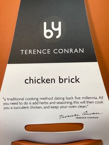 BY terence Conran Chicken Brick Ceramic Exclusive Collection Terracotta New - Picture 2 of 9