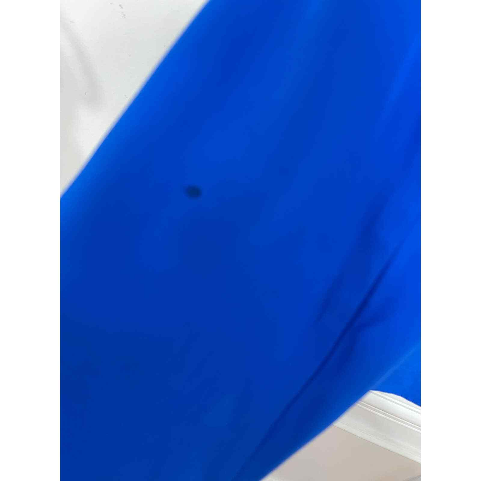 La Roque Royal Blue HighNeck Silk Mini Dress Size 0 Gem