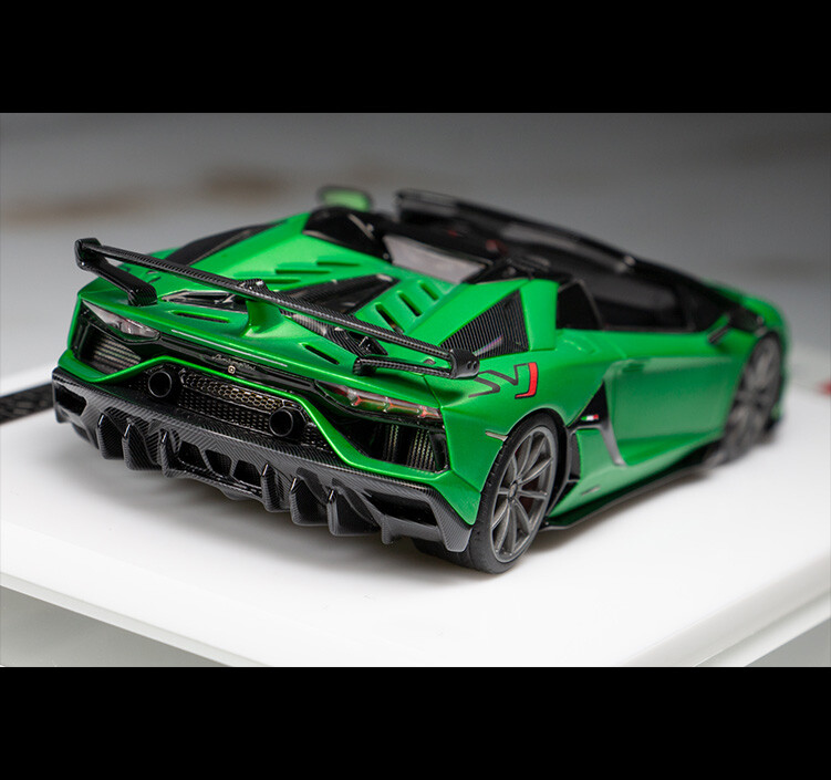 ミニカー Lamborghini Aventador SVJ Roadster 1/43 Make Up 1:43 Lamborghini Aventador SVJ Roadster Matte Pearl Green