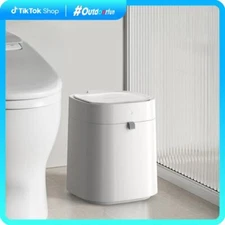 【Dealsforyoudays】IntreLife 3.5 Gallon Self-Sealing Smart Trash Can – Automatic R