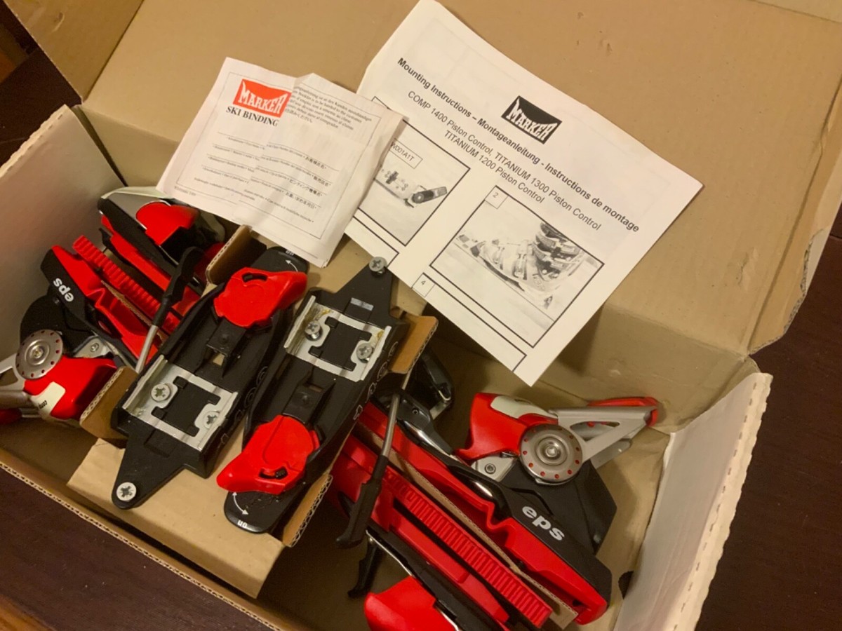 MARKER COMP 1400 ビンディング + PISTON CONTROL MARKER SKI BINDINGS - COMP 1400 PISTON CONTROL - BRAND NEW