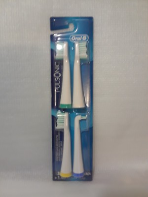  Oral-B Pulsonic Replacement Brush Heads S15-4, 63716771                     