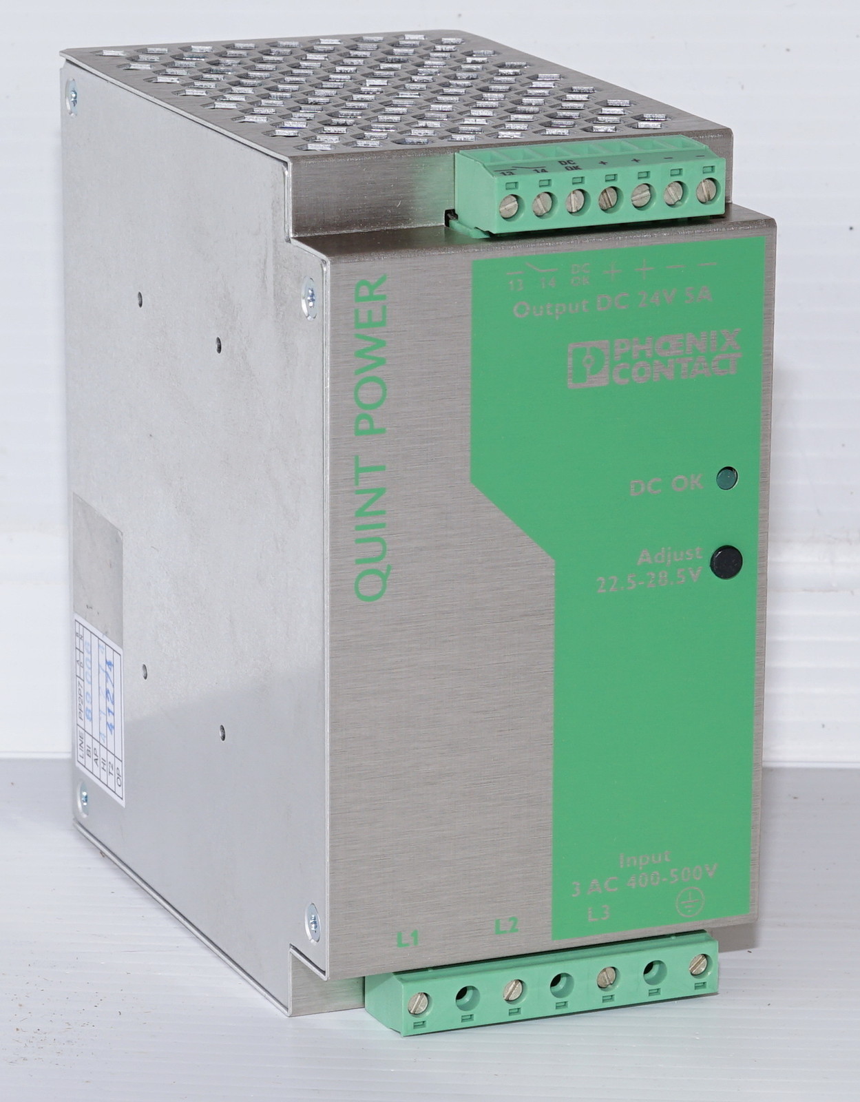 Phoenix Contact QUINT-PS-3X400-500AC/24DC/5 Power Supply 24VDC 5A *NEW ...