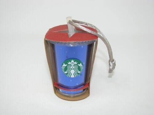 New Disney Parks Disneyland 60th Diamond Celebration Starbucks Cold Cup  Ornament
