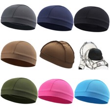 Biker Cooling Beanie Mens Hat Skull Cap Doo Do Rag Bandana Headwear Headband USA