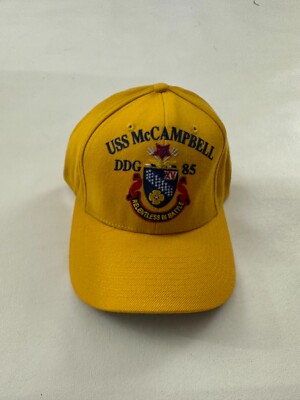 The Corps USS McCampbell DDG 85 OOD Yellow Baseball Cap One Size