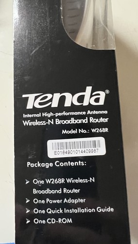 New In Box Tenda W268R 150 Mbps 4-Port 10/100 Wireless N Router NIB - Picture 7 of 8