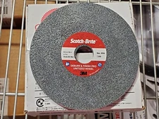 3M Scotch Brite Pro Ceramic Deburring Finishing Wheel 6C Medium 6” x 1/4” x 1”