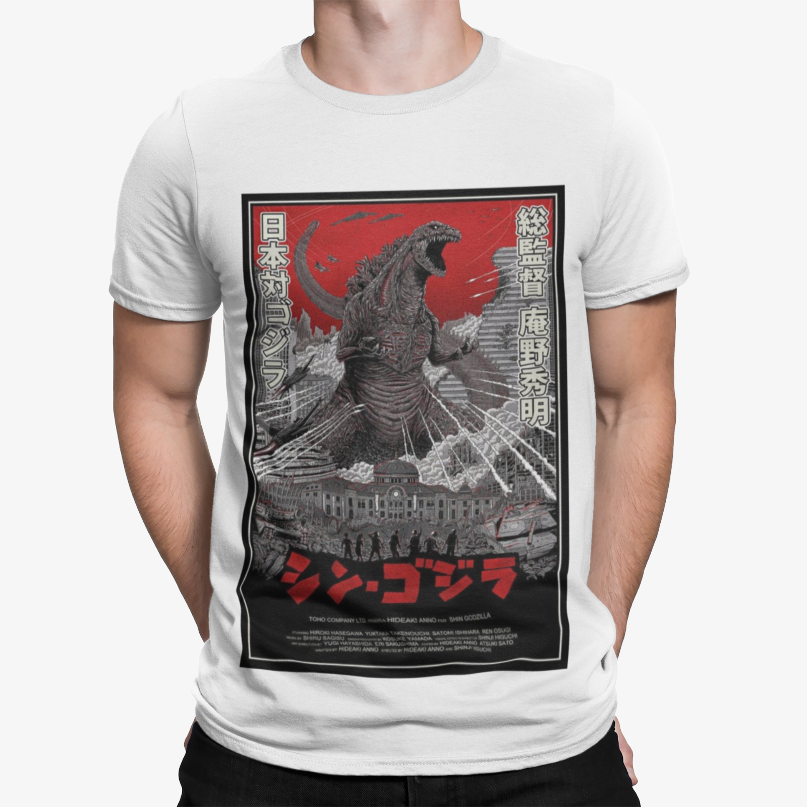 美品90s GODZILLA ゴジラ Tシャツ 映画 ムービー