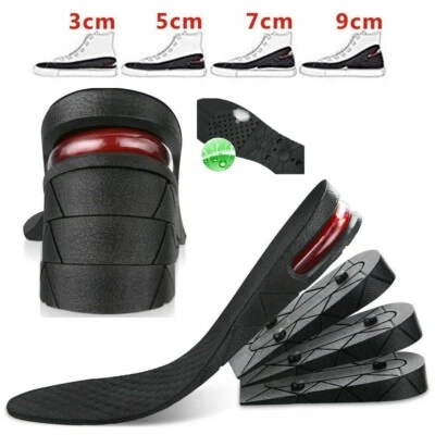 3/5/7/9cm Unisex Shoe Insert Taller Lift Height Up Increase Heel Height Insoles