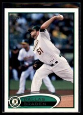 2012 Topps Dallas Braden #577 Oakland Athletics