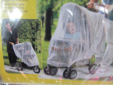 Stroller Netting Net Soft Mesh Elastic Babies R Us Insects Bugs Off White H6
