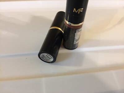 2 Max Factor Long Lasting Lipstick 1450 Bordeaux (new/1 Nicked Tip/1 Melted)