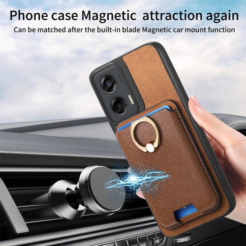 Cover supporto anello slot magnetico rimovibile Fr Motorola G Stylus/Power/Play - Foto 25 di 80