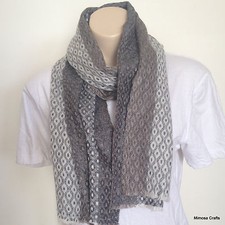 Unisex 100 Cashmere Neck Wrap - Handmade Stole Scarf Muffler for Men  Women