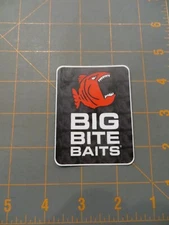 Big Bite Baits Fishing Sticker - 2 1/4 x 3 inch