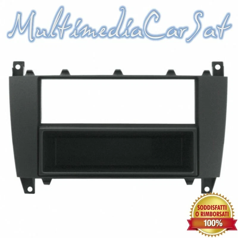AERZETIX C21954 - Mascherina Adattatore 2 ISO Per Autoradio - Compatibile Con Mercedes Classe A (W169/C169), B (T245), Vito/Viano (W639)