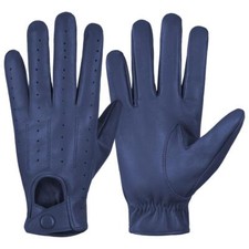 Genuine Unlined Leather Fashion Driving Gloves for Men