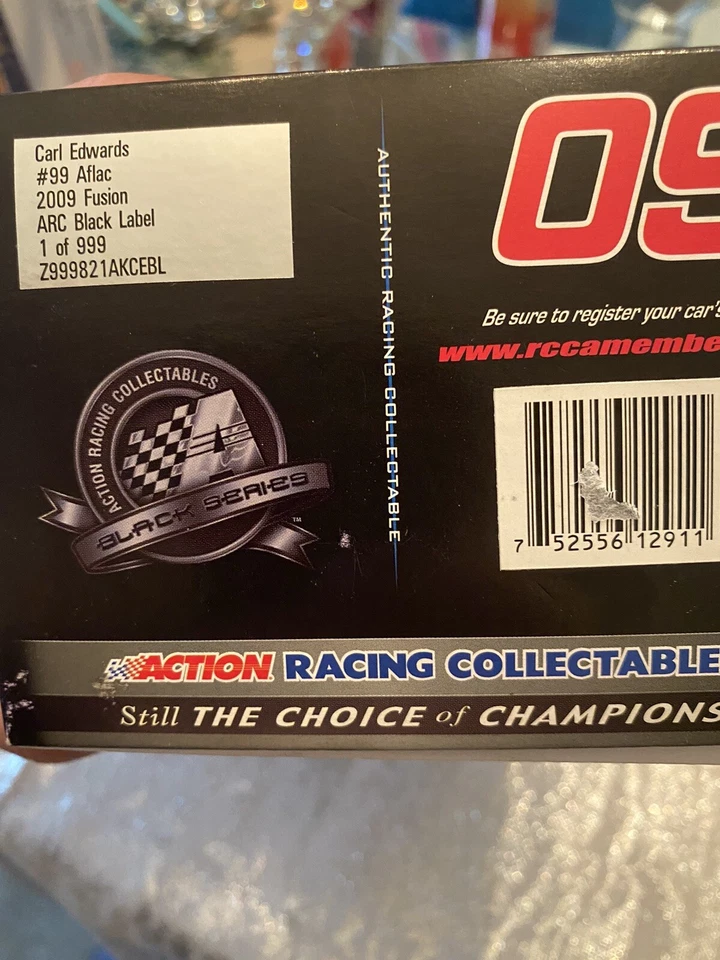 2009 1/24 Carl edwards black label - Image 3 of 3