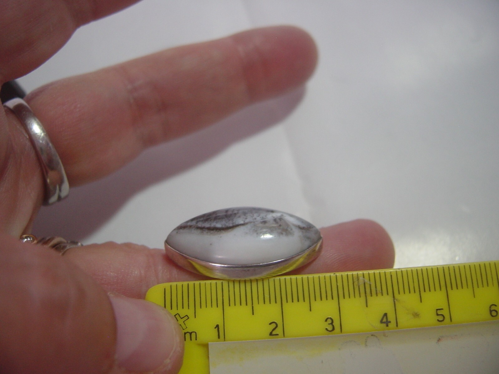 fabulous solid Silver Ring-natural beautiful dend… - image 8