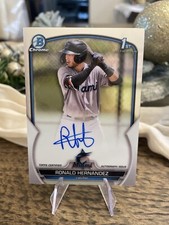 2023 Bowman Chrome Ronald Hernandez 1st Prospect Auto Autograph Marlins ⭐️🔥🔥🔥
