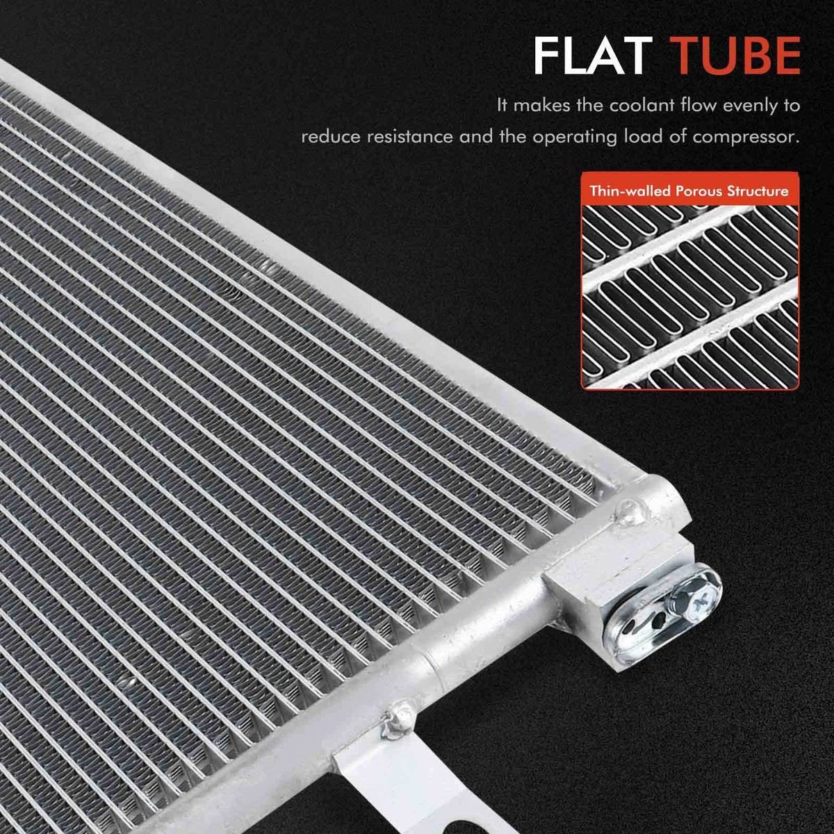 A-Premium AC Condenser Air Conditioning for Fiat 124 348 2016-ON  