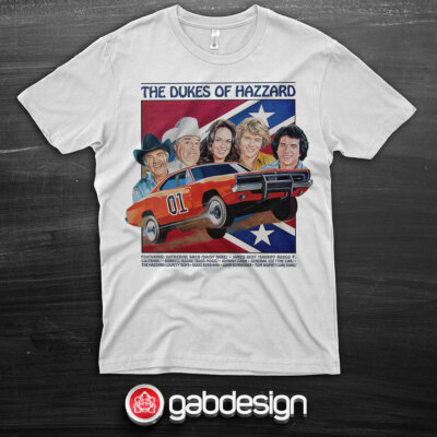 T-shirt Hazzard serie TV - 100% cotone