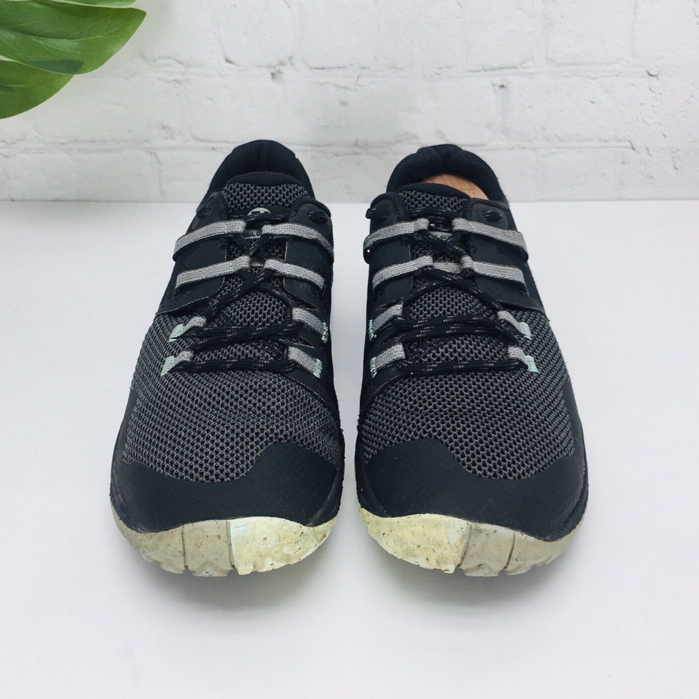 Merrell Trail Glove 6 scarpe da corsa donna 10 5 nere a piedi nudi sneaker J135384