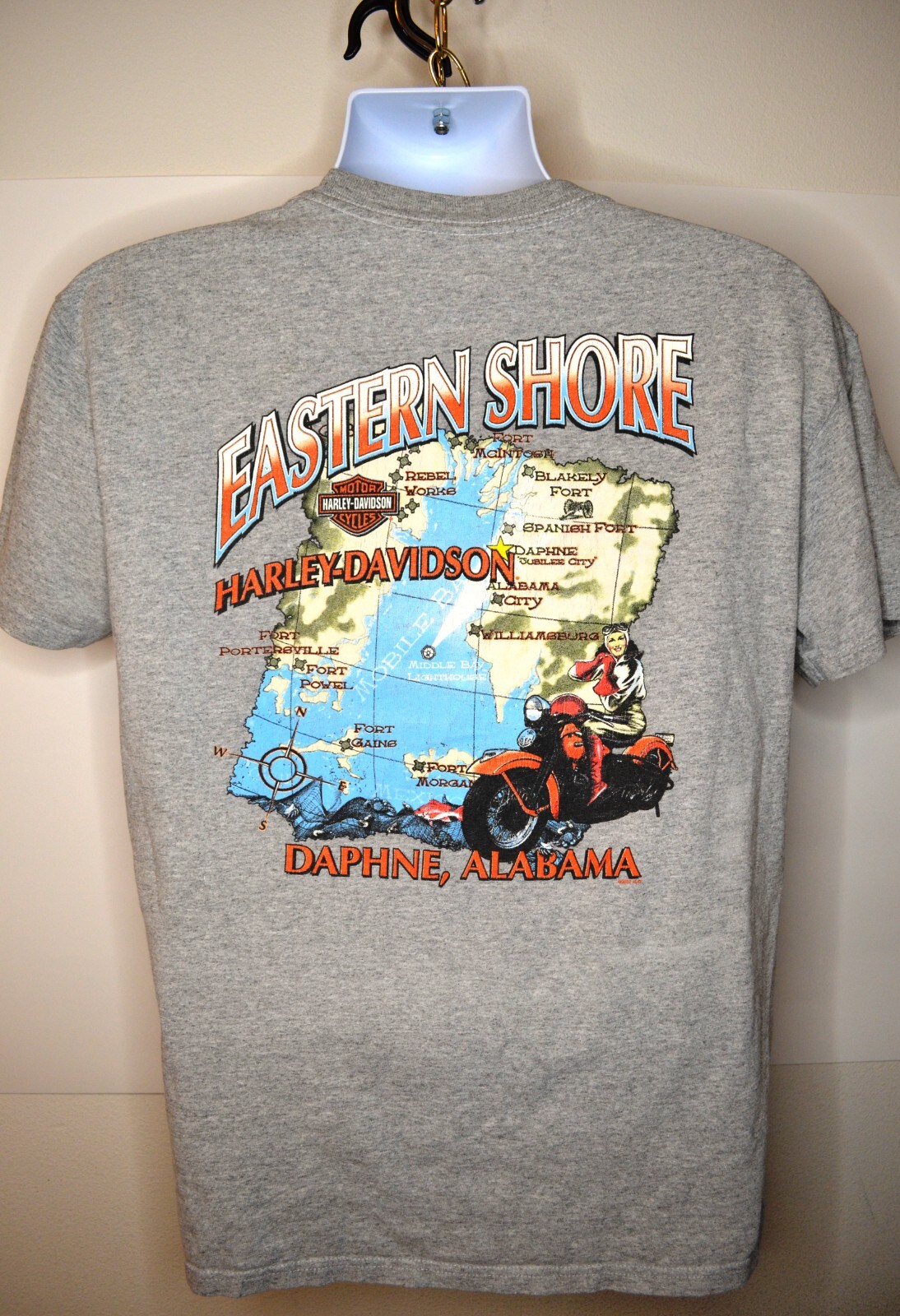 HARLEY DAVIDSON EASTERN SHORE DAPHNE ALABAMA BIKER T… Gem