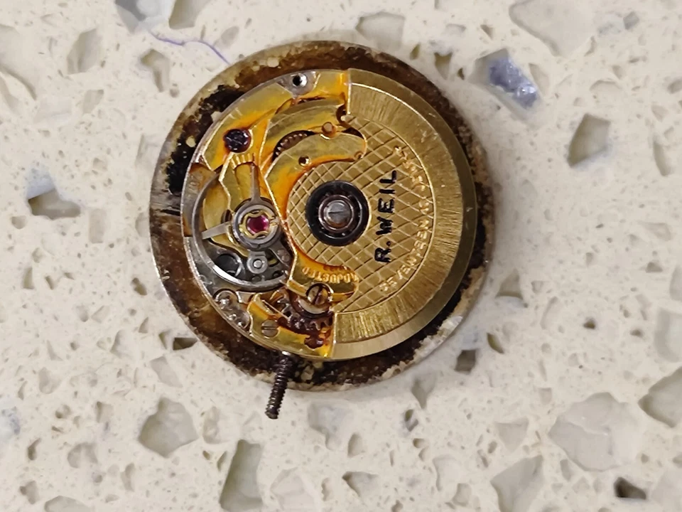 RAYMOND WEIL  Cal ETA 2670  Swiss Movement,With Dial  Not Work Good Balance Used - Image 2 of 4