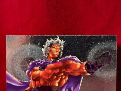 MAGNETO Silver Flasher 1995 Marvel Metal Energy Blast Subset Card