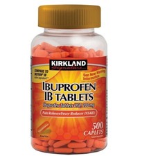 Kirkland Signature Ibuprofen 200mg 500 IB Caplets COMPARE TO MOTRIN Exp. 01/2028