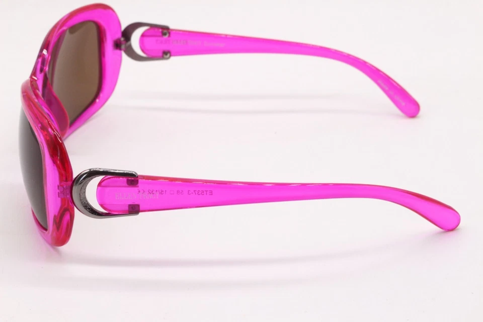 ELLEN TRACY ET537-3 WRAP PINK AUTHENTIC DESIGNER FRAMES SUNGLASSES 58-15 - Image 3 of 4