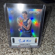 Zach Edey 2024-25 Panini Prizm Deca RC Rookie Autograph Silver SP Auto Grizzlies