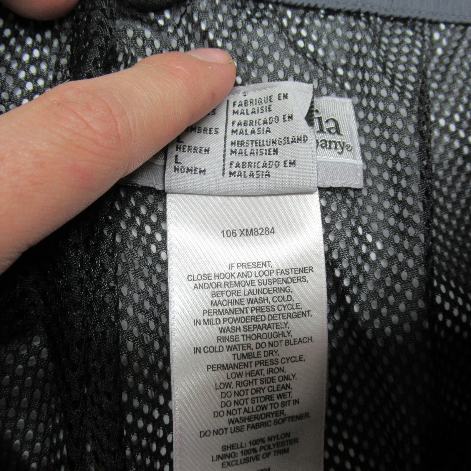 Columbia Titanium Pants Mens Large Gray Waterproof Lined Rain Hiking 33x30 thumbnail 5