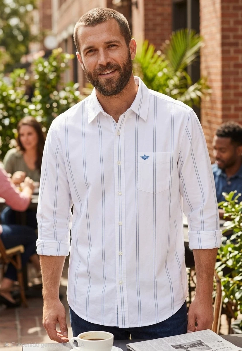 dress shirts dockers Ultimate Shirt - Regular Fit - Men's This timeless piece features a classic button closure and a stretch Dockers Signature Short Sleeve Shirt