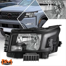For 22-25 Nissan Frontier Driver Left Side Black Housing Clear Lens Headlight