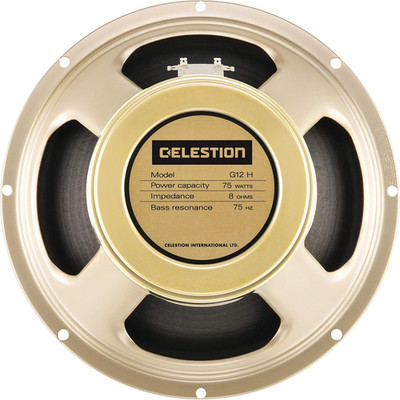 T5891 G12H-75 Creamback 12 Inch 75-Watt Replacement Guitar Speaker - 16 Ohm