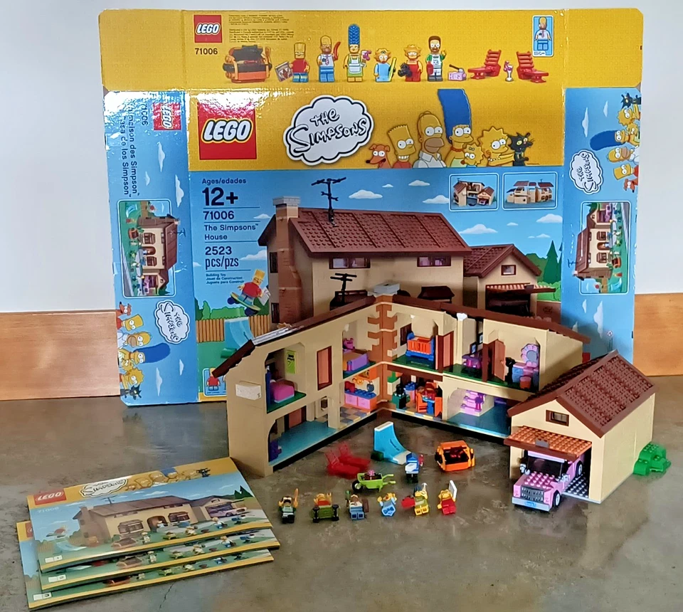 LEGO The Simpsons House (71006) 100% Complete with Box and Instructions - Image 2 of 4