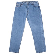VINTAGE LEVIS 501 INDIGO BLUE JEANS 1990S SIZE 40X33 MADE IN USA