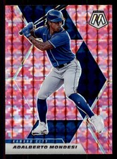 2021 Panini Mosaic #129 Adalberto Mondesi Pink Camo Kansas City Royals
