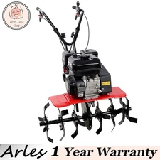 Heavy Duty Tiller 7HP Gas Powered Tiller Soil Cultivator 212CC 4 Stroke